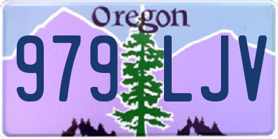 OR license plate 979LJV
