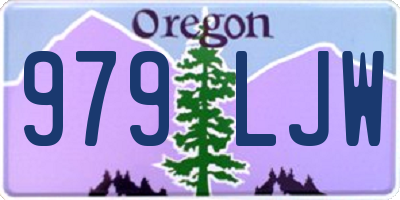 OR license plate 979LJW