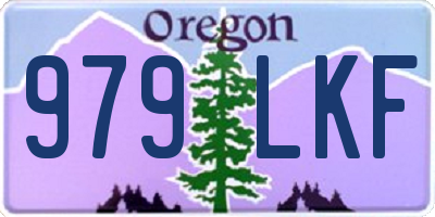 OR license plate 979LKF