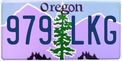 OR license plate 979LKG
