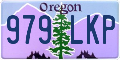 OR license plate 979LKP