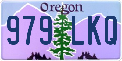 OR license plate 979LKQ