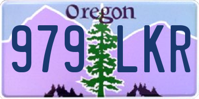OR license plate 979LKR