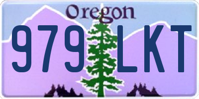 OR license plate 979LKT