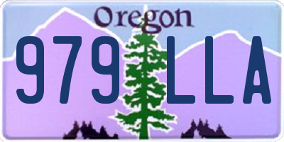 OR license plate 979LLA