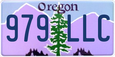 OR license plate 979LLC