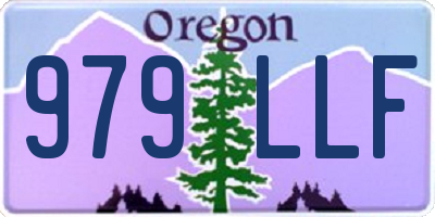 OR license plate 979LLF