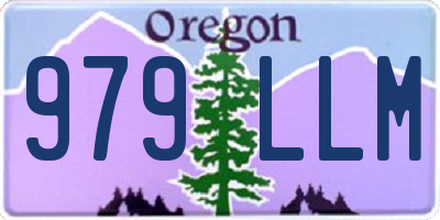 OR license plate 979LLM