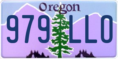 OR license plate 979LLO