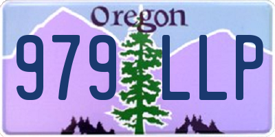OR license plate 979LLP