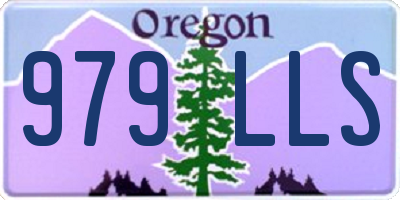 OR license plate 979LLS