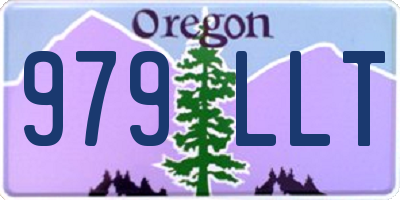 OR license plate 979LLT