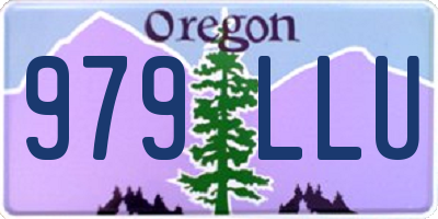 OR license plate 979LLU