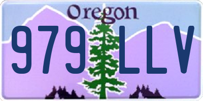 OR license plate 979LLV
