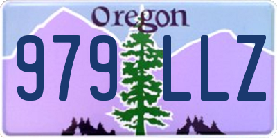 OR license plate 979LLZ