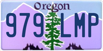 OR license plate 979LMP