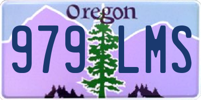 OR license plate 979LMS