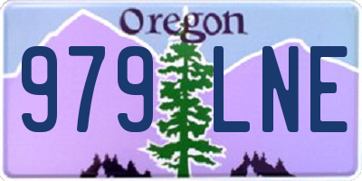 OR license plate 979LNE