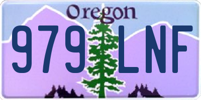 OR license plate 979LNF