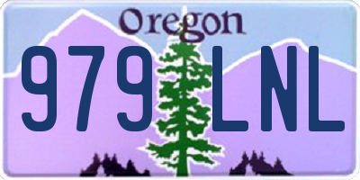 OR license plate 979LNL