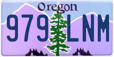 OR license plate 979LNM