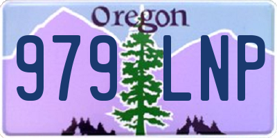 OR license plate 979LNP