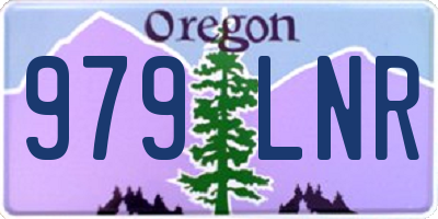 OR license plate 979LNR