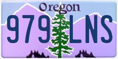 OR license plate 979LNS
