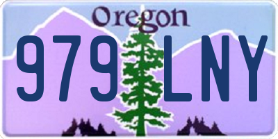 OR license plate 979LNY