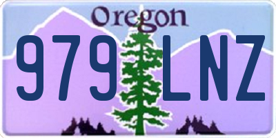 OR license plate 979LNZ