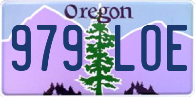 OR license plate 979LOE