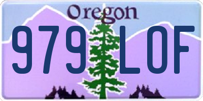 OR license plate 979LOF