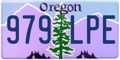 OR license plate 979LPE