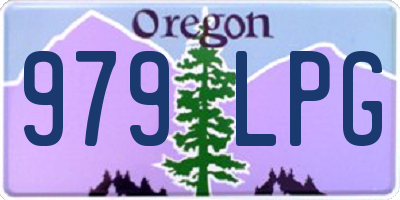 OR license plate 979LPG