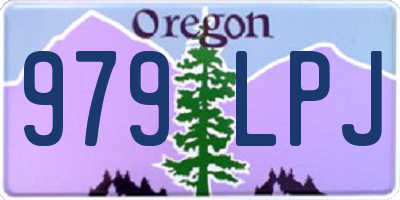 OR license plate 979LPJ