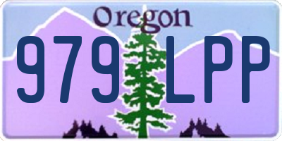 OR license plate 979LPP