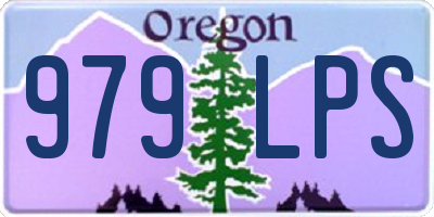 OR license plate 979LPS