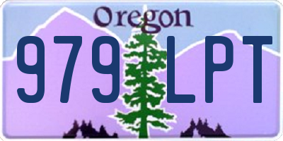 OR license plate 979LPT