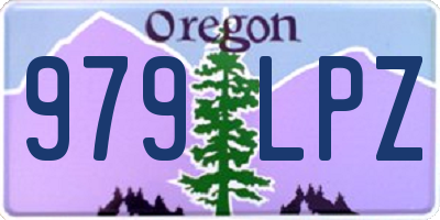 OR license plate 979LPZ
