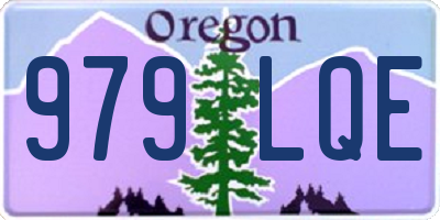 OR license plate 979LQE