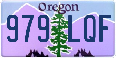 OR license plate 979LQF