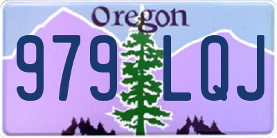 OR license plate 979LQJ