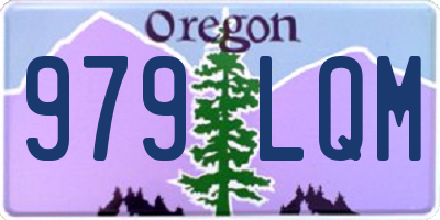 OR license plate 979LQM