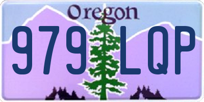 OR license plate 979LQP