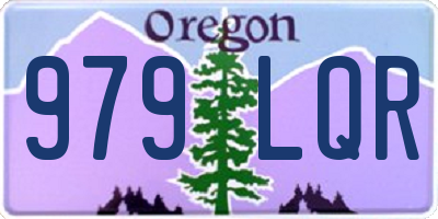 OR license plate 979LQR