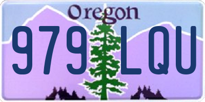 OR license plate 979LQU