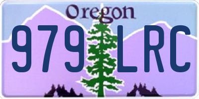 OR license plate 979LRC