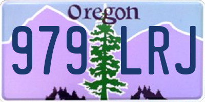 OR license plate 979LRJ
