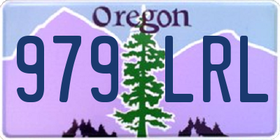 OR license plate 979LRL