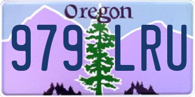 OR license plate 979LRU